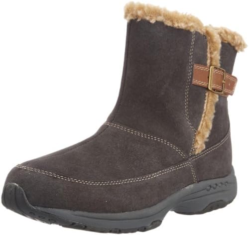 Easy Spirit Women's Travels Winter Ankle Boots in Dark Grey Size 8.5