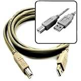 Premium USB 2.0 High Speed Printer Cable for Lexmark, Canon, Epson, HP and Many Others.