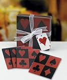 Las Vegas Themed Glass Coasters Set of 4 (20 Sets)