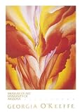 Red Canna, Art Poster by Georgia O'Keeffe