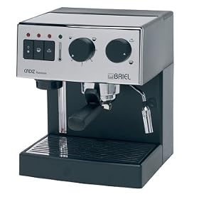 Briel Casiz Auto Espresso Machine - Black Stainless by Briel
