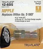 41KM4Z6T32L. SL160  Plews/Edelmann Air Line Nipple 3/8 Male 12605