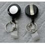 Retractable BLACK Reel With Belt Clip For Key, IDs, Badges (Sold Individually)