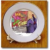Londons Times Funny Animals Cartoons - Skunk Grafitti - Plates