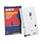 Kroy Model 2227501 Black on Clear 240 Tape, 1/2in. x 50ft.