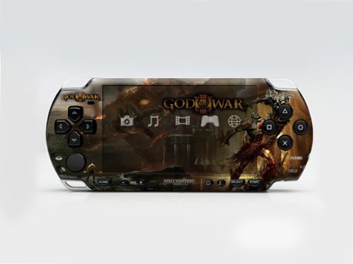 GOD WAR PSP (Slim) Dual Colored Skin Sticker, PSP 2000