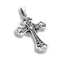 Sterling Silver Open Celtic Cross Charm or Pendant - Medium Size