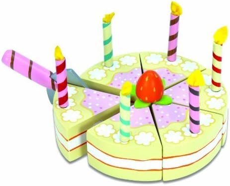 Le Toy Van Wooden Vanilla Birthday Cake Play Food by Le Toy Van