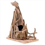 IMAGE OF Rustic Driftwood Teepee Style Home Garden Birdhouse