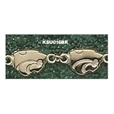 Kansas State University Powercat 1/4 7.25 Bracelet -14K/10K Gold or Stainless Steel