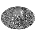 Vampire Skull Tribal Stylized Belt Buckle by Bergamot