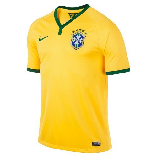 2014-15 Brazil Home World Cup Football Shirt
