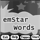 "emStar words" for Palm