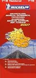 Mitteleuropa - Deutschland, Benelux, &Ouml;sterreich, Tschechien 2007 1 : 1 000 000 - 