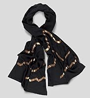 Autograph Occasions Lightweight Pure Silk Sequin Scarf