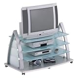 Jahnke Techno-Surf-Line TSL 500 Mobile Television Stand, Glass