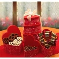 A Love Affair with Chocolate Valentines Day Gift Tower