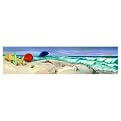 Beach Umbrellas 1 by Sharon Kusha- 41x10"