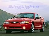 94-98 Ford Mustang Cobra Halo Fog Lamps lights 95 96 97
