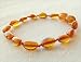 Baltic Amber Child Bracelet Anklet Cognac Color