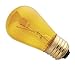 Bulbrite 701811 - 11S14TY - Transparent Yellow 11 Watt S14 Sign Bulb