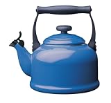 Le Creuset Traditional Kettle with Whistle, Blue, 2.1 Litre