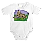 Onesie with hyena, fauna, crocuta, grass, spotted, nature, environment, savannah, animal