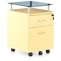 HJH Office/Buerostuhl24 673809 Rollcontainer Ekon Plus Ahorn