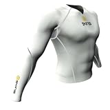 SKINS スキンズ SPORTロングスリーブトップ ホワイト・グレー M