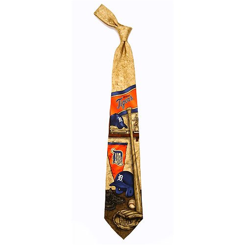 Detroit Tigers Nostalgia 2 Silk Tie