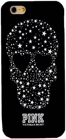 iPhone 6 Plus Case,iPhone 6S Plus Case,Hanjiekj fashion Victoria's Secret (skull) design Silicone Cover Case for Apple iPhone 6 Plus/6S Plus 5.5 inch - Black