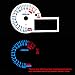 Automotive : 2000-2003 SUZUKI GSXR 600 750 WHITE FACE GLOW GAUGES