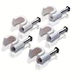 Philips SWV2090W/17 RG6 White Coaxial Nain In Clips
