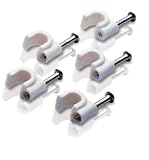 Philips SWV2090W/17 RG6 White Coaxial Nain In Clips