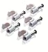 Philips SWV2090W/17 RG6 White Coaxial Nain In Clips