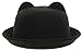 EOZY Kid Girls Wool Felt Cat Ears Hat Fedora Bowler Head Circumference 21
