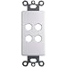 SPEAKERCRAFT ASM/PLS90254W Hook Upz 4 Position Decora Connector Inserts