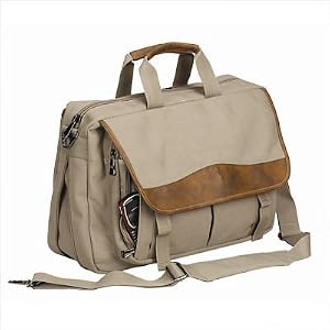 Canyon Expandable Canvas Briefcase