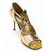 Prada Platinum Gold Python Sandal