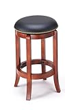 ACME Swivel Bar Stool, 24-Inch Height, Cherry
