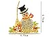 Imixlot Inspired Snowman Broom Enamel Rhineston Brooches Pins