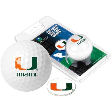 Miami Hurricanes Um Ncaa Collegiate Logo Golf Ball Ball Marker