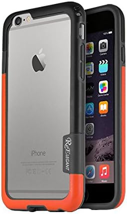 iPhone 6s Plus and 6 Plus Case, ReElegant Perfect Bumper Case Cover for iPhone 6s Plus and 6 Plus - Orange/Black (Compatible with the 5.5 iPhone 6 Plus)
