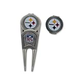 Pittsburgh Steelers Ball Mark Repair Tool & Hat Clip Combo
