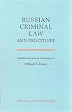 Russian criminal law and procedure