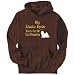 Hoodie Mens Brown 