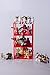 Strictly Briks Compatible with Lego Classic Stackable Baseplates, Building Bricks for Towers, Shelves, and More, 100% Compatible with All Major Brands, Red, 4 Base Plates & 30 Stackers, 6x6 Inches