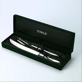 Towle Silversmiths T807950 Boston Antique 2 Piece Carving Set