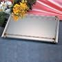 8X11 MIRROR VANITY TRAY - 8X11 MIRROR WITH GOLD PLATED ACCENTS VANITY TRAY - ...