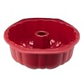Silicone Solutions Red Fluted Cake Pan